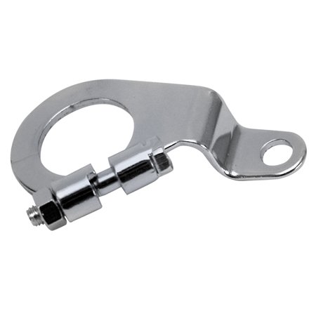 VW Distributor Clamp, Chrome With Nut And Bolt.