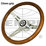 Steering Wheel Wood Rim for VW Beetle Ghia Type 3 Nardi Bug Notch Square AAC088 
