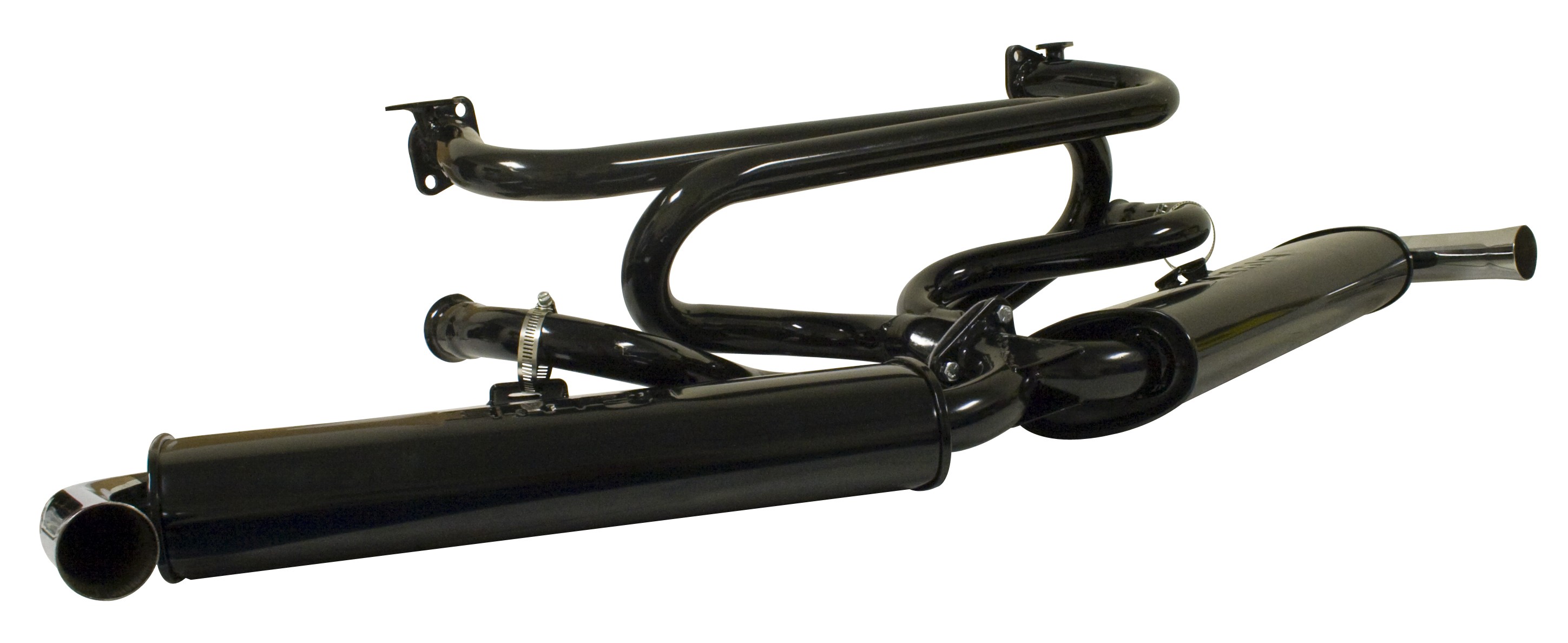 Premium Exhaust system with dual quiet Mufflers Type 1