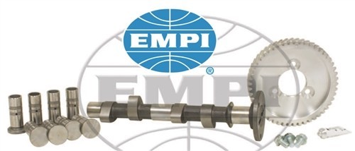 VW camshaft kits includes a camshaft, lifters, cam gear, bolts & lube. 