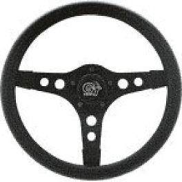 GT Sport Thick foam Steering Wheel 13" Black spoke