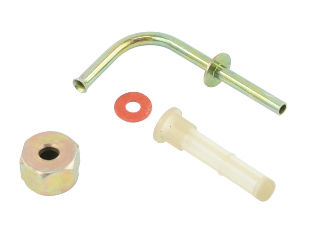 Gas Tank outlet pipe kit bug, early bus, fastback / squareback 62-74