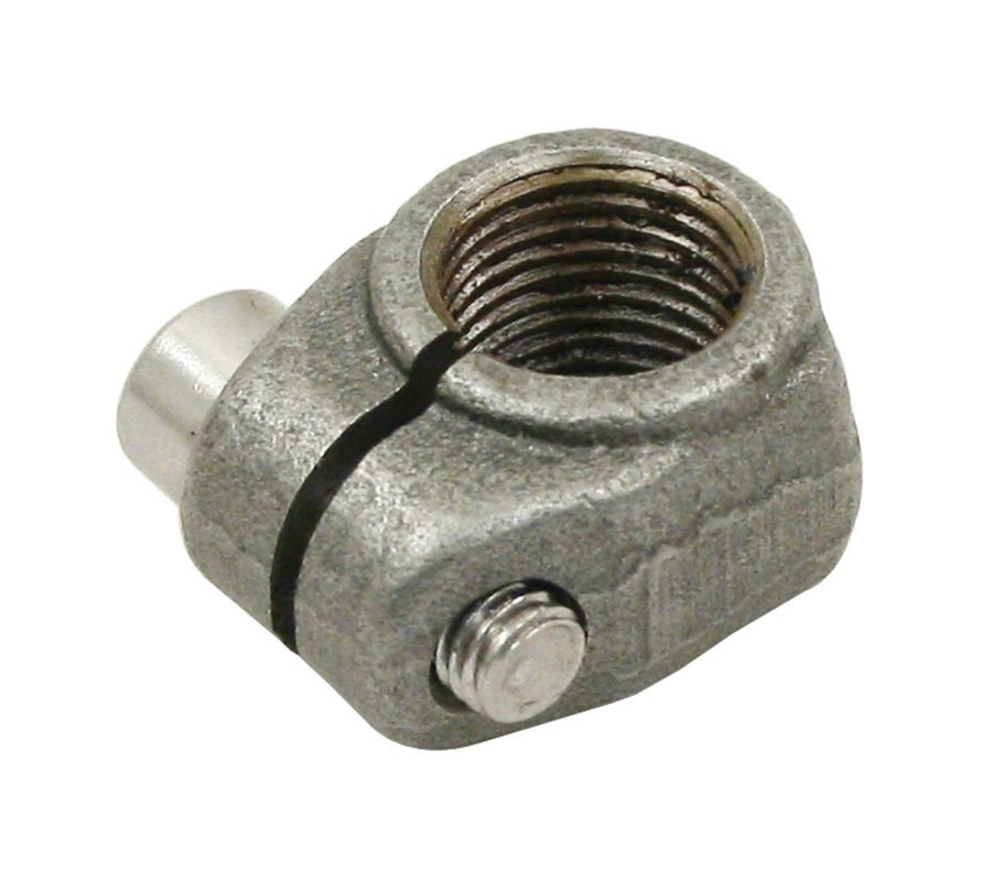 Spindle nut for ball joint spindle - clamp nut w/ screw RIGHT SIDE