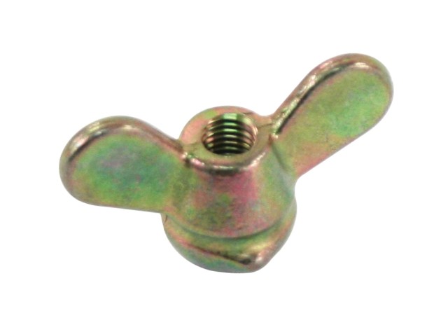 Clutch cable wing nut for bug style cable w / knobs 