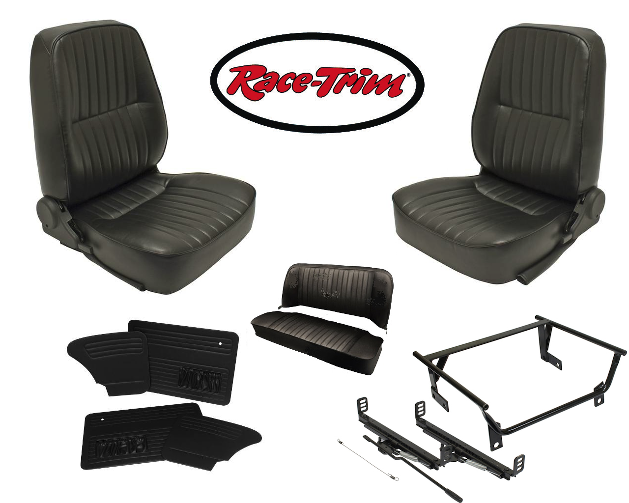 Race-Trim low Back Seat & door panel Interior Package