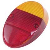 Tail light lens L or R bug 62-67 Euro style EACH