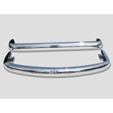 Stainless Steel Bumper Bars VW Bus T2 Early Bay PAIR