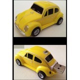VW Beetle Car USB Memory Stick Flash Drive 4Gb  Yellow