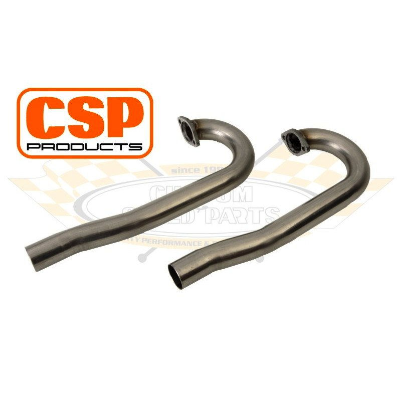 CSP Stainless Steel J Pipes, 38mm (PAIR)