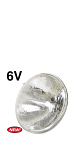 7” Sealed Beam Hi/Low Bulb 6v each